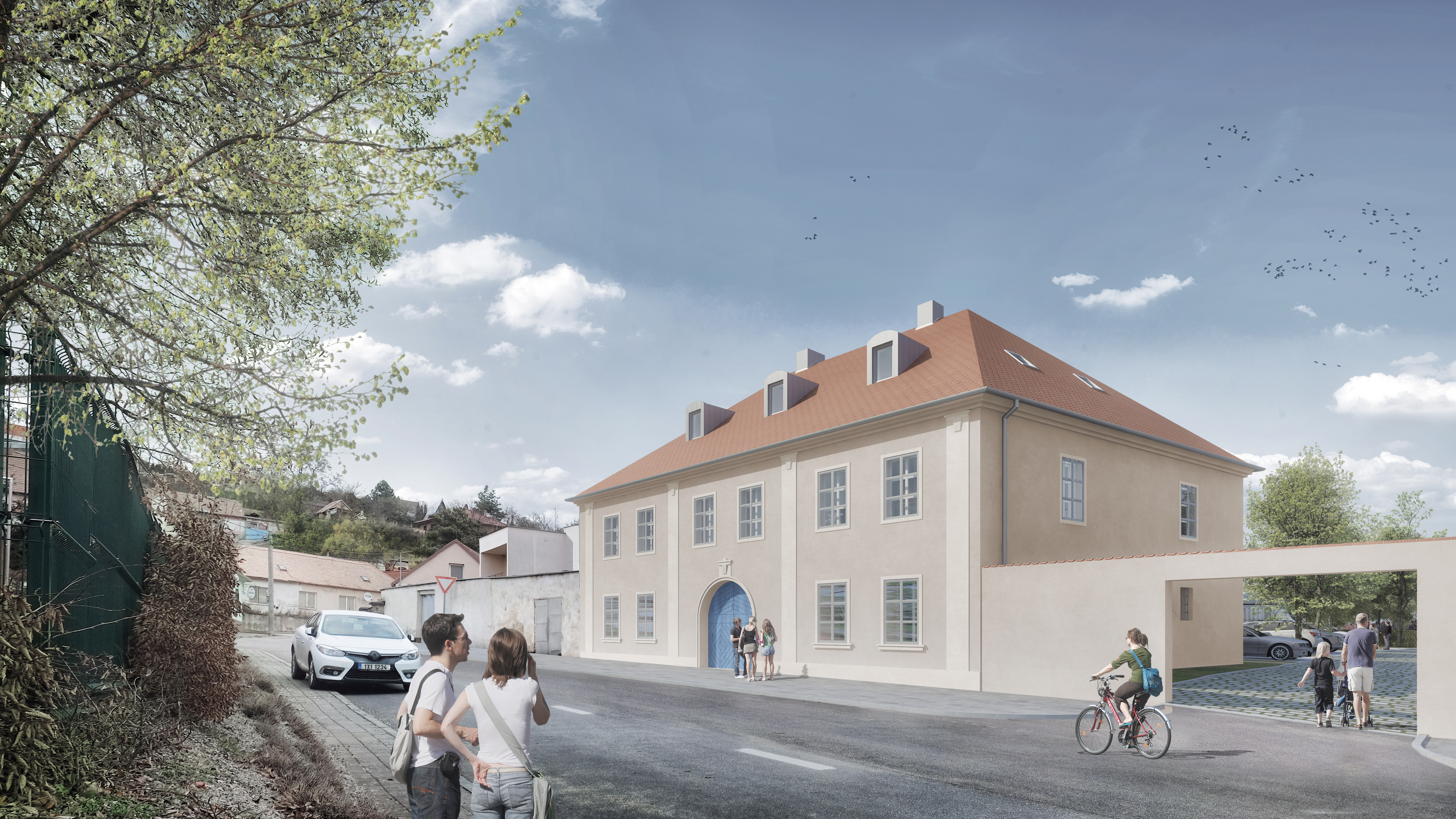 Novostavba bytu č. Z1d o velikosti 2+kk, Zámeček Dyje, 2. patro