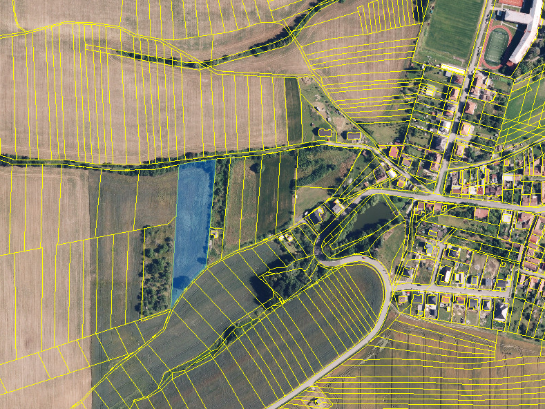 Prodej orné půdy, CP 9.233 m2, Stínava – Prostějov