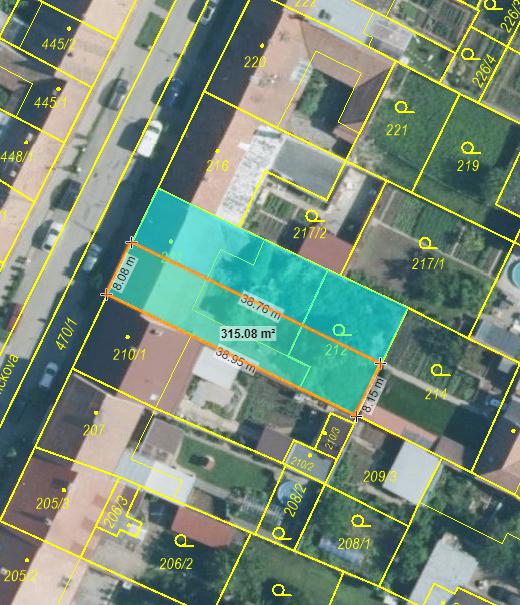 Prodej stavebního pozemku 320 m2, Hrušovany u Brna